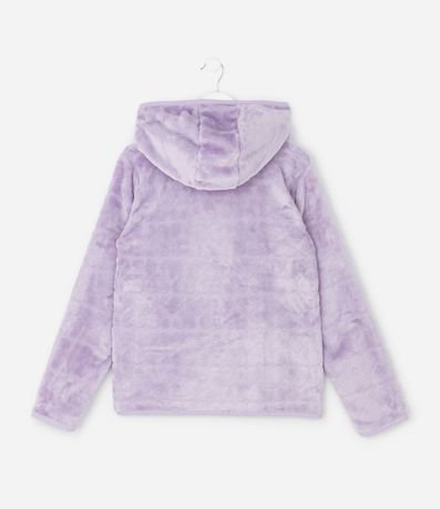 Campera Infantil en Fleece con Capucha y Relieve de Corazones – Talle 5 a 16 años 3