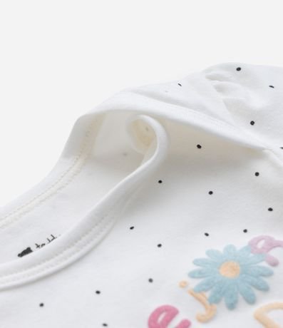 Body Infantil de Lunares con Lettering La Mejor Amiga de Mamá -Talle RN a 18 Meses 4