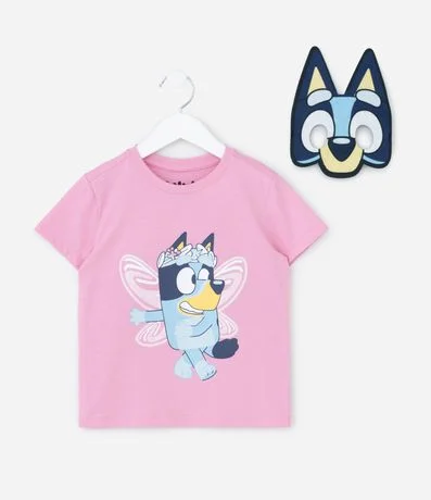 Remera Infantil con Máscara y Estampa de Bluey – Talle 1 a 5/6 años 1