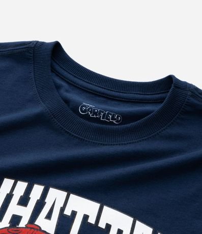 Remera Infantil con Estampado Garfield Manhattan – Talle 5 a 14 años 4