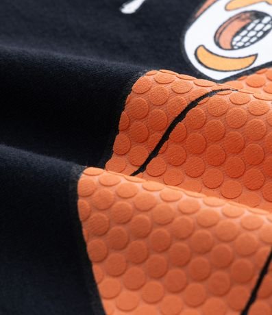 Remera Infantil con Estampado Garfield Baloncesto – Talle 5 a 14 años 3