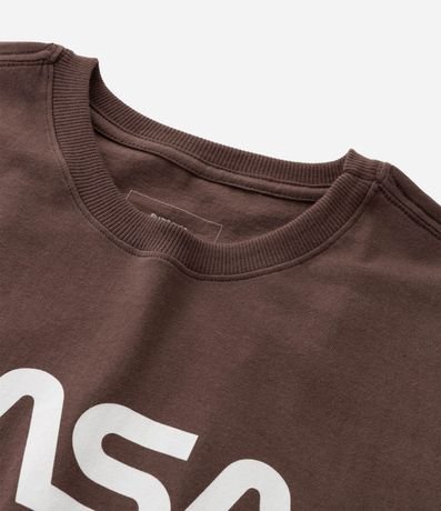 Remera Infantil Relaxed con Estampado NASA y Cohete – Talle 5 a 14 años 4