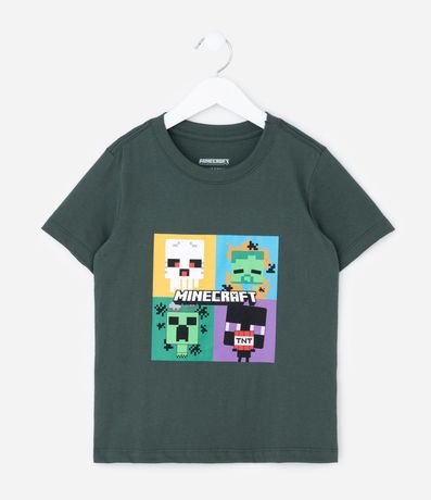 Remera Infantil con Estampado Minecraft – Talle 3 a 8 años