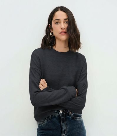 Blusa Básica Regular en Algodón