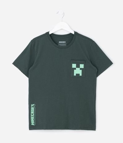 Remera Infantil en Algodón con Estampado Minecraft – Talle 5 a 14 años