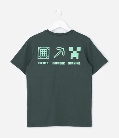 Remera Infantil en Algodón con Estampado Minecraft – Talle 5 a 14 años 2