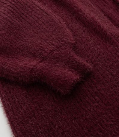 Cardigan Alargado en Punto Rectilíneo Curve & Plus Size 9
