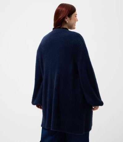 Cardigan Alargado en Punto Rectilíneo Curve & Plus Size 5