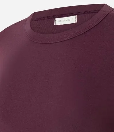 Blusa Básica Ajustada en Rib con Cuello Redondo 9