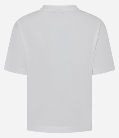 Remera con Estampado Floral y Bordado en las Flores 7