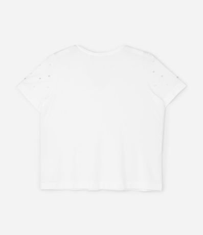 Blusa Regular en Algodón con Aplicación de Strass Curve & Plus Size 2