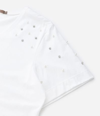 Blusa Regular en Algodón con Aplicación de Strass Curve & Plus Size 5