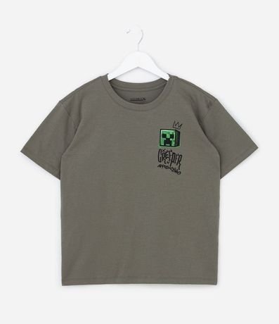 Remera Infantil Relaxed con Estampa Minecraft Frente y Espalda – Talle 5 a 14 años 6