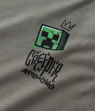 Remera Infantil Relaxed con Estampa Minecraft Frente y Espalda – Talle 5 a 14 años 4