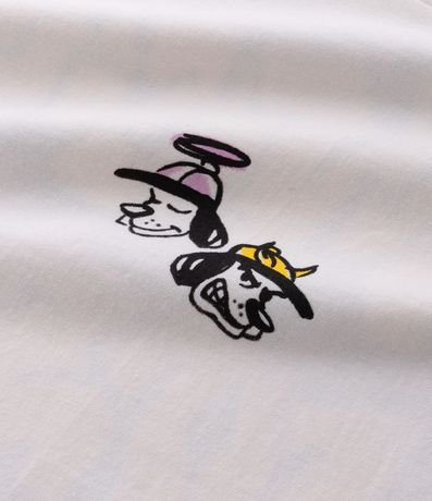 Remera Comfort en Algodón con Estampado Dog Spray 8