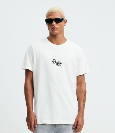 Remera Comfort en Algodón con Estampado Dog Spray 3