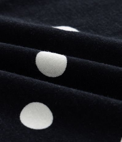 Blusa en Viscolycra con Cuello y Estampa de Lunares Curve & Plus Size 3