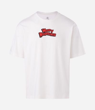 Remera Boxy en Algodón con Estampado del Pájaro Loco 5