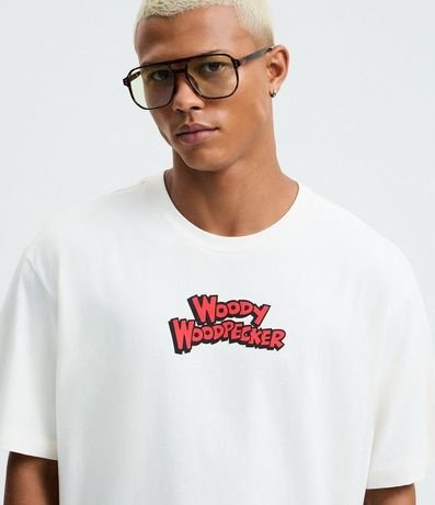 Remera Boxy en Algodón con Estampado del Pájaro Loco 4