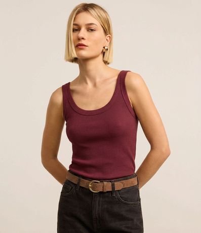 Blusa Musculosa en Rib