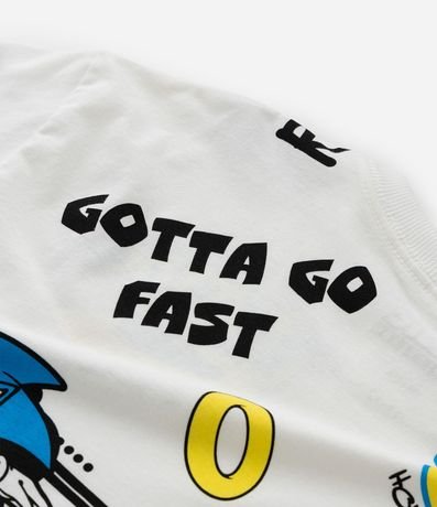 Remera Relaxed Infantil con Estampado Full Print Sonic – Talle 5 a 14 años 6