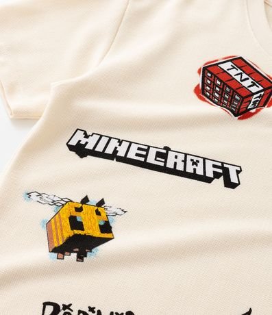 Remera Infantil en Piquet con Estampa de Minecraft – Talle 5 a 14 años 5