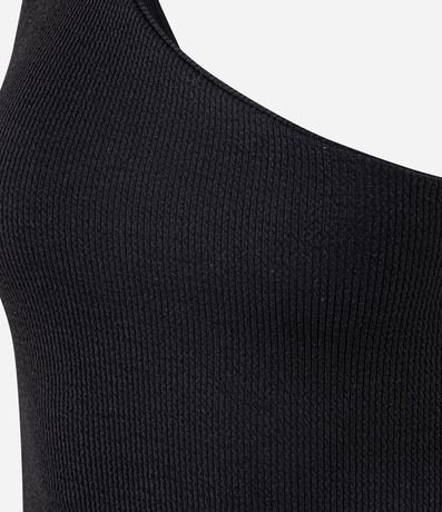 Blusa en Hombro Único con Textura 5