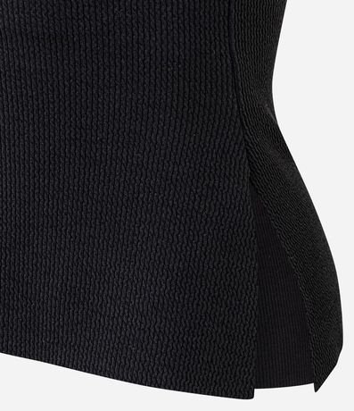 Blusa en Hombro Único con Textura 6