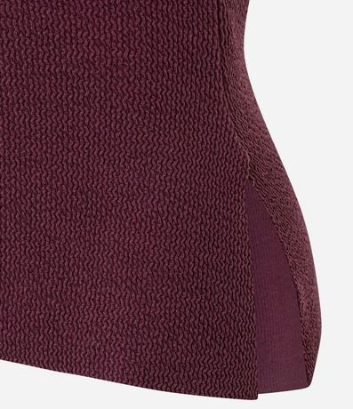 Blusa en Hombro Único con Textura 6