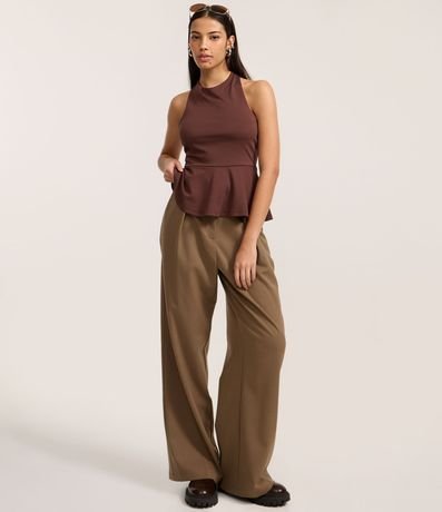 Blusa Frente Única con Peplum 2