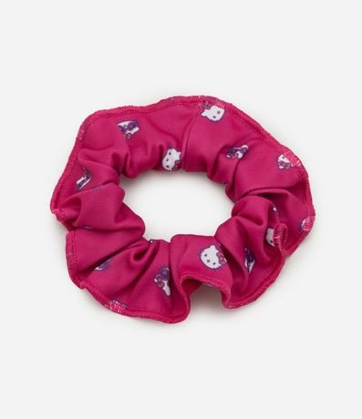 Gorra Infantil en Sarga Hello Kitty con Scrunchie – Talle U 4