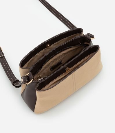Cartera Transversal Mediana en Gamuza con Asa Ajustable 5