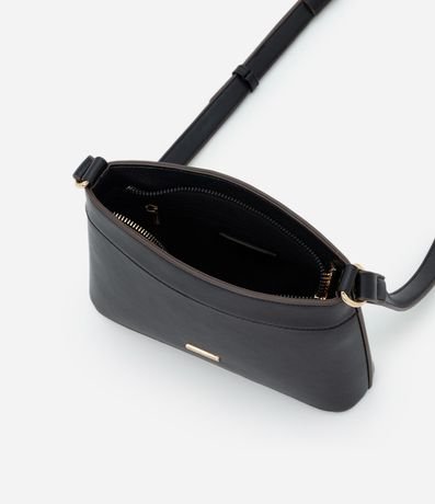 Bolsa Transversal Pequeña en PU con Asa Larga Ajustable 5