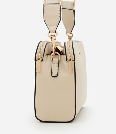 Cartera Transversal Mediana en PU con Bretel Ancho 3