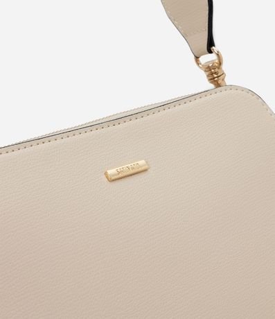 Cartera Transversal Mediana en PU con Bretel Ancho 5