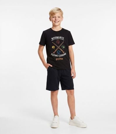 Bermuda Infantil con Textura Waffle - Talle 5 a 14 años