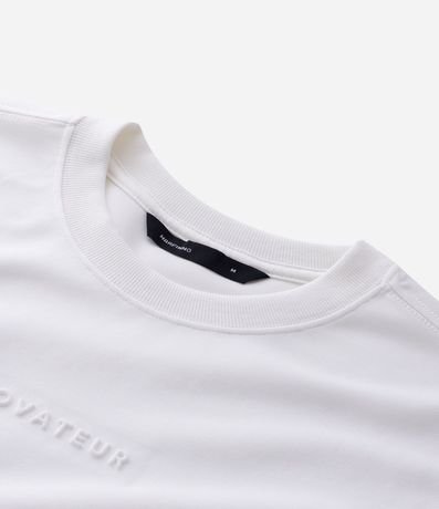 Remera Boxy en Poliéster con Lettering Novateur 7