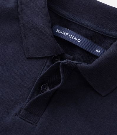 Buzo en Algodón con Cuello Polo 8