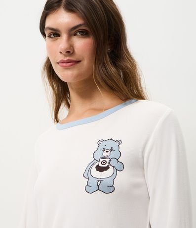 Blusa de Pijama en Rib con Estampa de Los Cariñositos 3