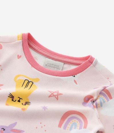 Pijama Infantil Largo con Estampa Animales – Talle 1 A 6 años 8