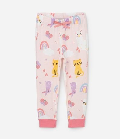 Pijama Infantil Largo con Estampa Animales – Talle 1 A 6 años 4