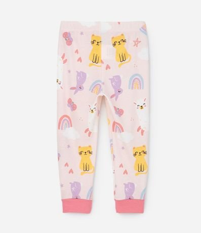 Pijama Infantil Largo con Estampa Animales – Talle 1 A 6 años 5