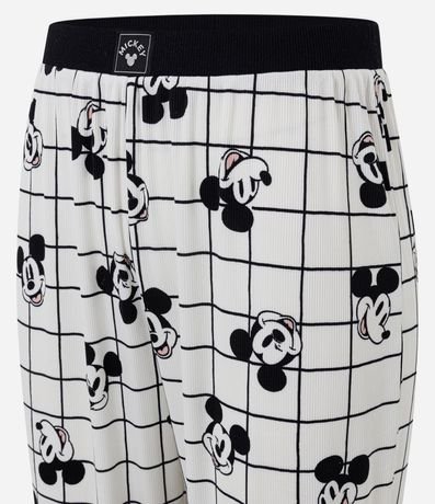 Pantalón de Pijama Jogger en Rib con Estampa de Mickey 2