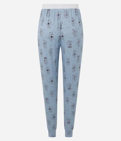 Pantalón de Pijama en Rib con Estampa de Los Cariñositos 3