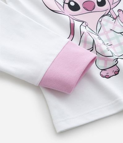 Pijama Infantil Largo con Estampa de Stitch y Angel – Talle 5 a 14 8
