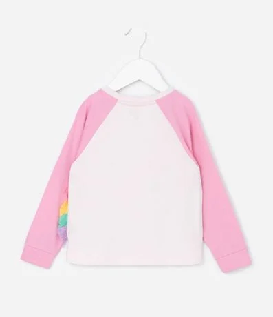 Pijama Infantil Blusa con Estampado de Unicórnio y Pantalón Rayada – Talle 1 a 6 años 3