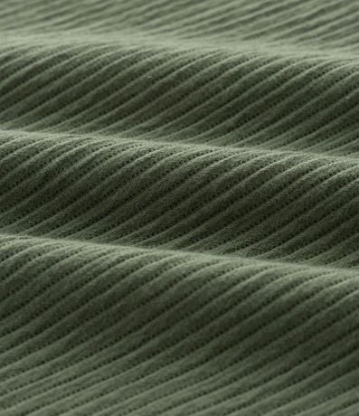 Remera Texturizada en Algodón con Bolsillo 6