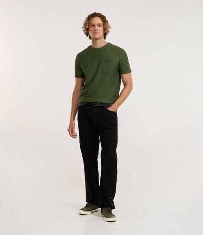 Remera Texturizada en Algodón con Bolsillo 2