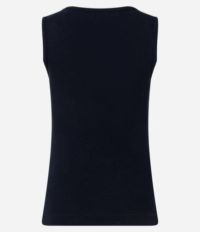 Blusa en Poliamida con Escote Asimétrico y Adorno 7