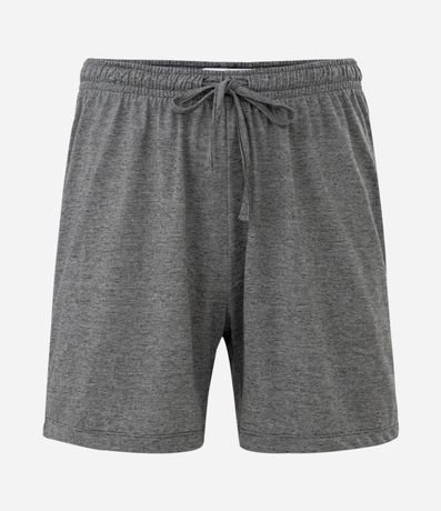 Pijama Corto en Algodón con Musculosa en Lino 3